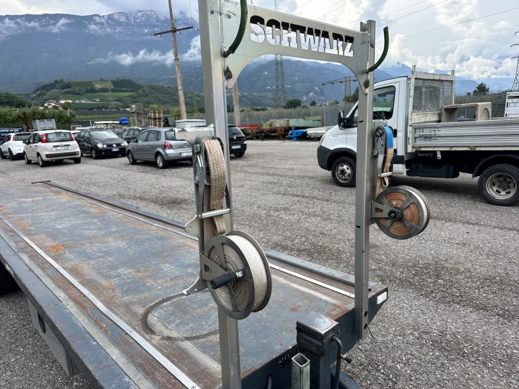 gebrauchter Palettenanhänger Tridem / Rimorchio portapallet con tre assali
